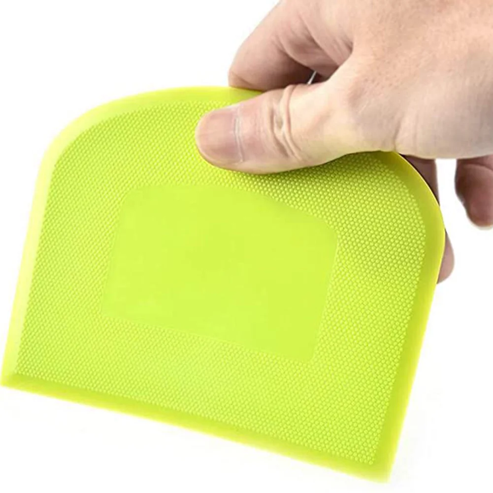 2 Pcs Dough Scraper Bowl Scraper Kitchen Supplies Baking Tools Cutter Multi-Purpose Tools For Bread Dough, dough scraper, dough cutter