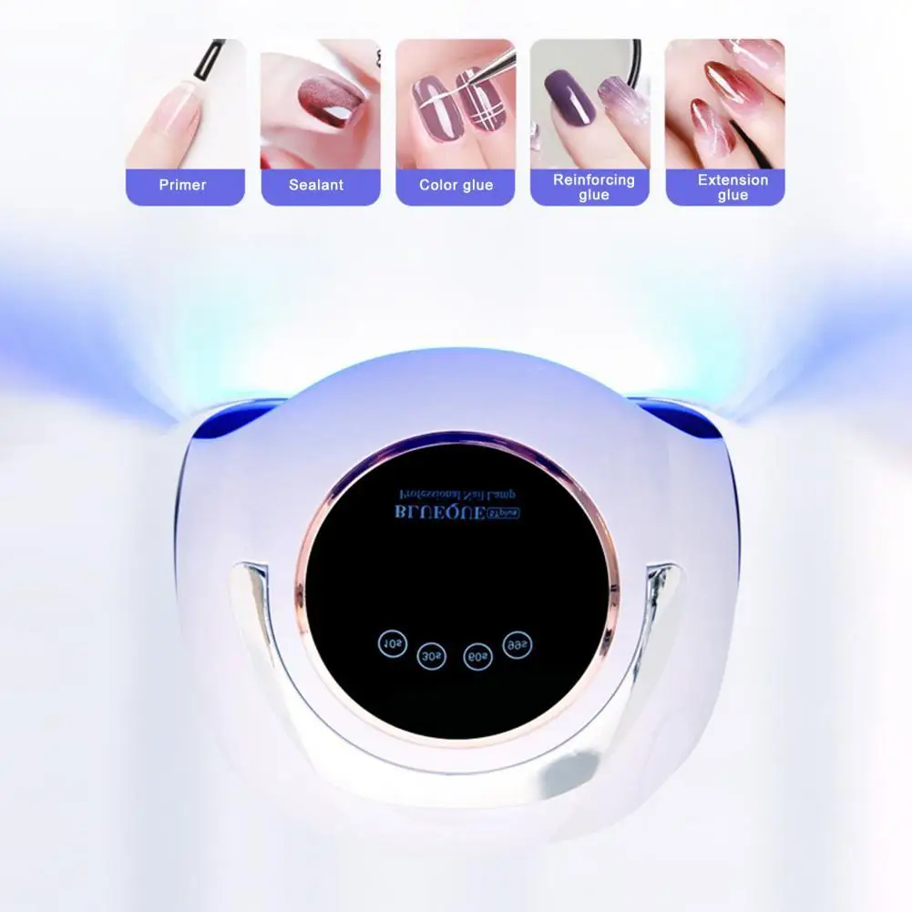 네일 램프 UV LED 램프 네일 건조기 114W 젤 폴란드어 치료 램프 모션 센서 LCD 디스플레이 빠른 건조 젤 네일 매니큐어 도구