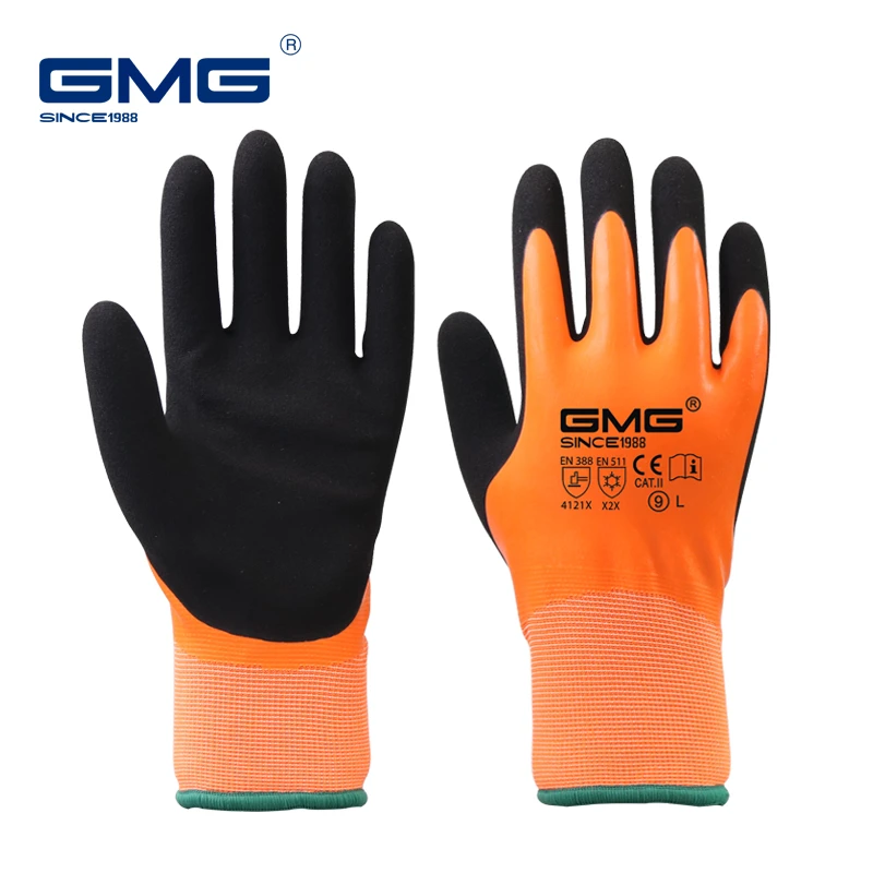 GMG guantes de trabajo impermeables para invierno, guantes trabajo para clima frío, antideslizantes, térmicos, anticongelantes, de baja temperatura, para pesca al libre|Guantes seguridad| - AliExpress