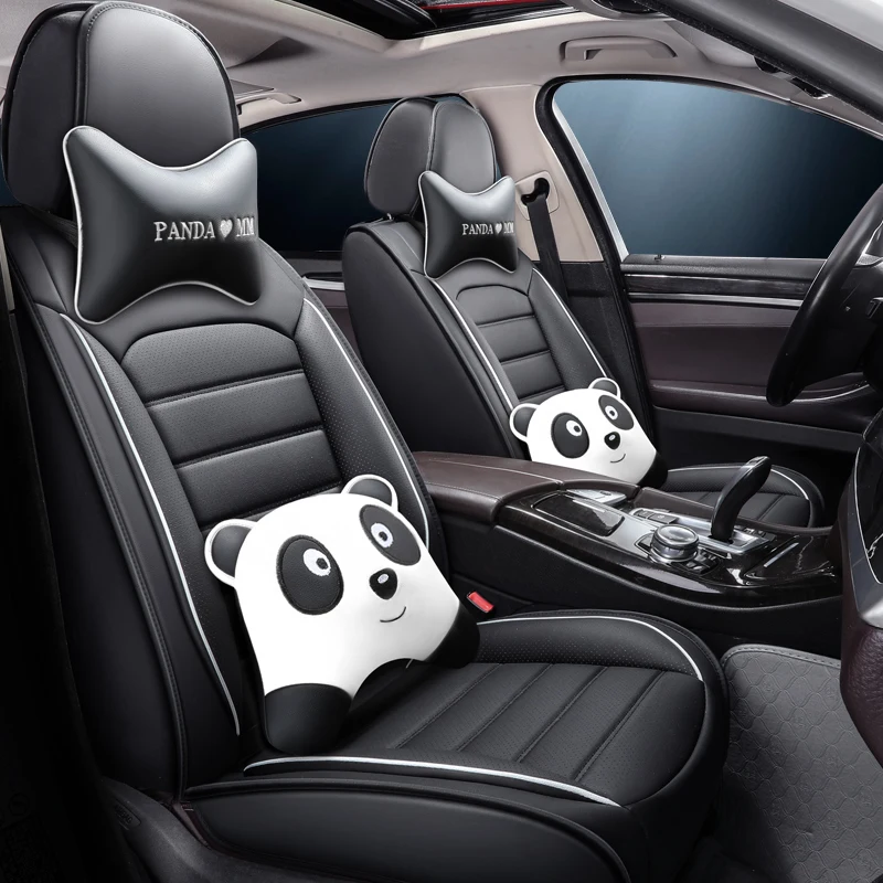

Full Coverage Eco-leather auto seats covers PU Leather Car Seat Covers for lada priora lada samara lada vesta lada xray