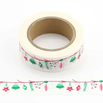 

10PCS/lot Kawaii Christmas Washi Tapes Stars Paper for Planner Scrapbooking Stickers Masking Tapes School Supplies Stationery
