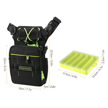 Уличная многофункциональная Рыболовная Сумка, дышащая нагрудная сумка, сумка для рыболовных снастей, Сумка с приманок, чехол, рыболовная снасть