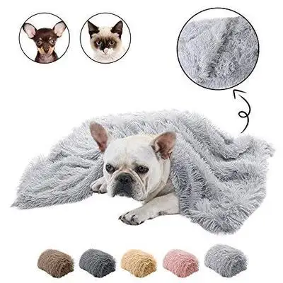 Plush Dog Blanket Mat Dog Cat Bed Mats Deep Sleeping Soft Thin Covers for Summer Winter Bed Use Blankets Cat Mattress Pet Mat