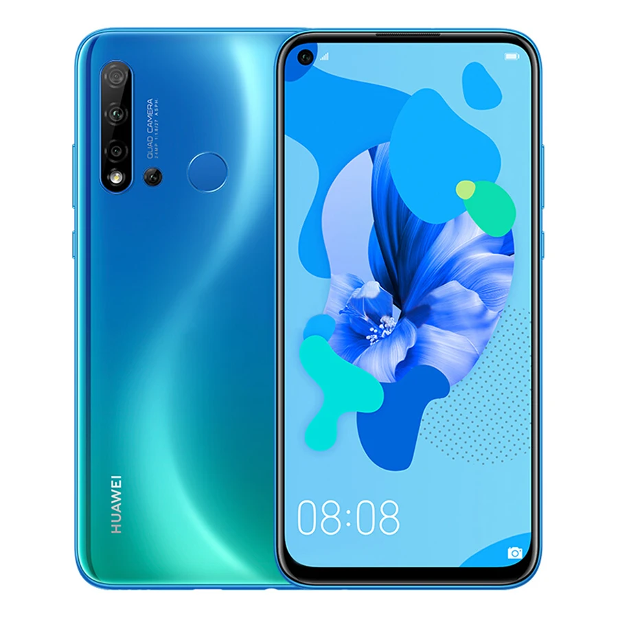 Новый оригинальный мобильный телефон huawei Nova 5i 6 ГБ 8 Гб ОЗУ 128 256 ПЗУ две sim-карты 4