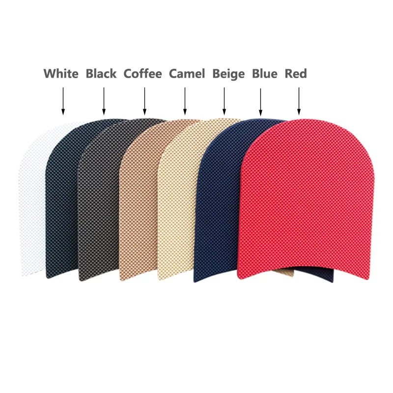RED WELLSTEP 1 пара защита каблука для обуви Мужская Женская резиновая подушка для ремонта пятки Нескользящая противоскользящая подошва замена протектора - Цвет: RED