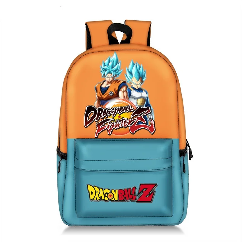 Аниме Покемон/Dragon Ball рюкзак для подростков мальчиков и девочек детские школьные сумки Poke Ball Пикачу Saiyan Сон Гоку Mochilas - Цвет: as pictures