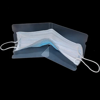 

Portable Foldable Face Masks Storage Box Clip Dustproof Mask Case Pollution-Free Mini Mask Storage Organizer