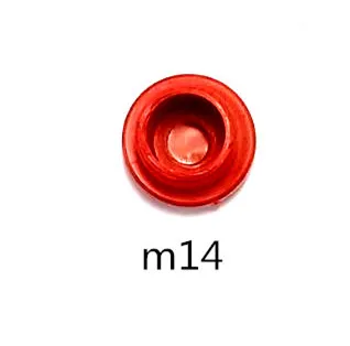 M14 oil plug 20PCS diesel common rail injector nozzle dust cap, Dust proof oil plug for diesel pump injector nozzle, diesel pump repair kits - Цвет: M14 oil plug