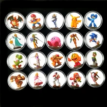 20 шт. Коллекционная монета карта Amiibo Super Smash Bros Настройка данных Ntag215 NFC тег стикер Печатный NS switch Wiiu Быстрая