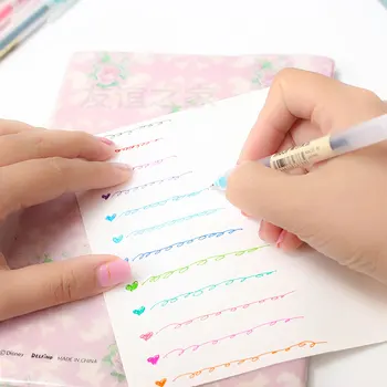 Transparent Colour Gel Pen Set (Set of 12) 1