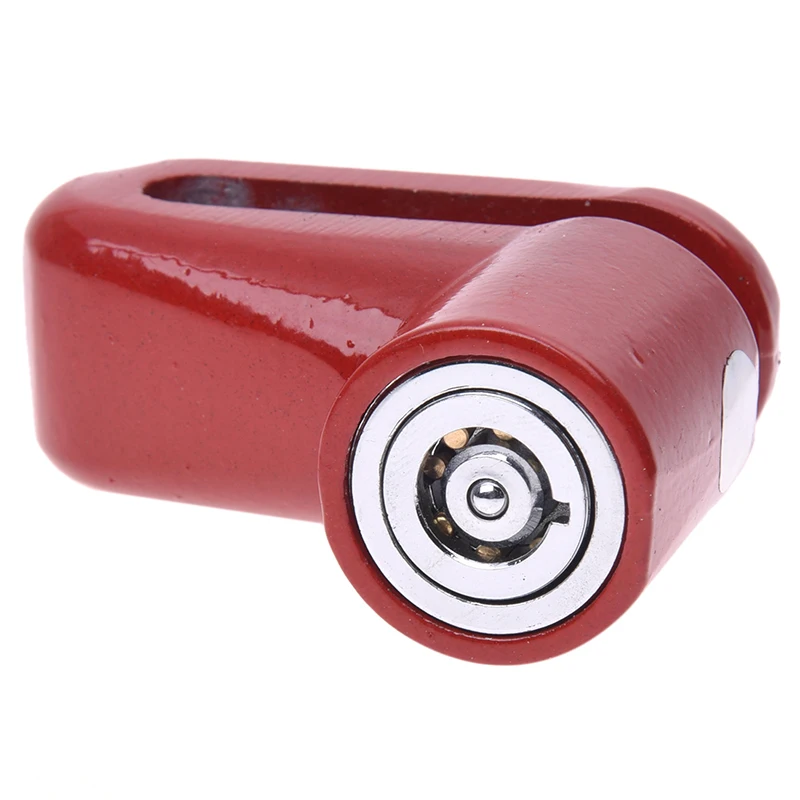 Bicycle Bike Cycling Disk Brake Wheel Lock Biker Security Red 2 Keys