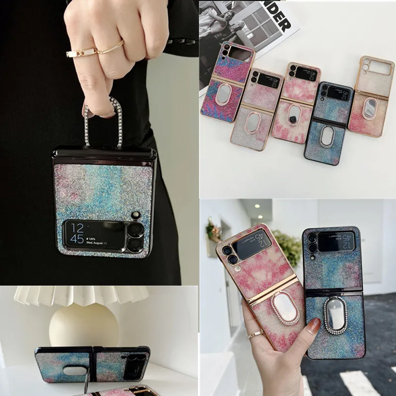 Diamond Leather Mini Messenger Bag With Chain Luxury Shockproof Fashion For Samsung  Galaxy Z Flip 3 4 5 1 2 Oppo Find N2 Flip - Mobile Phone Cases & Covers -  AliExpress