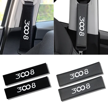 

2pcs Auto Child cotton seat belt cover for Peugeot 3008 peugeot 206 308 207 406 407 408 Shoulder Protection car-styling