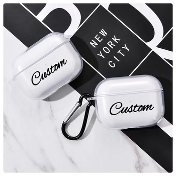 

Cool Street Luxury Airpods Pro Bluetooth Headset Soft Case Airpods 1 2 Clear Off Case Accessories Earphone Cover white bag coque