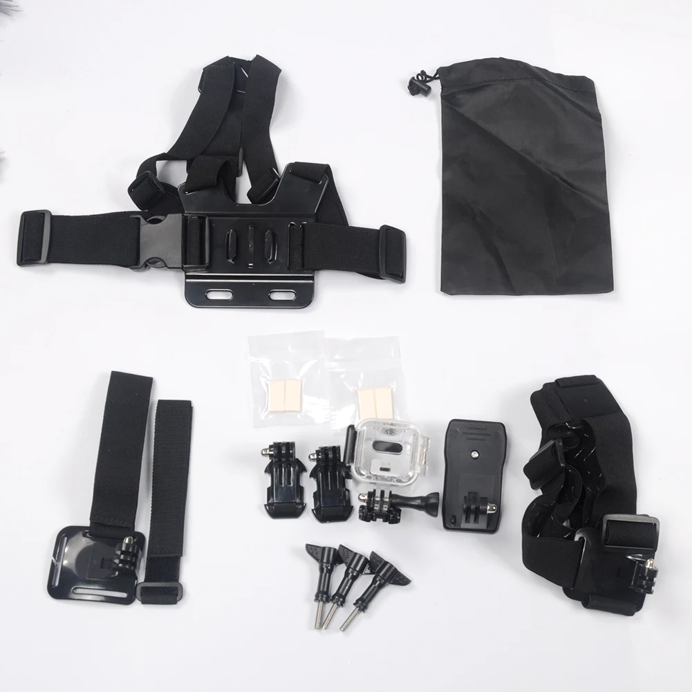 15 в 1 для экшн-камеры Gopro Hero 4/5/6 сеанса Водонепроницаемый оборудование на открытом воздухе стрельба из лука+ шерстяной ваты