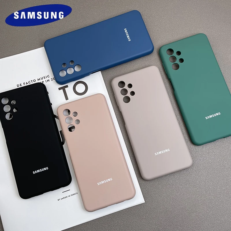 Funda protectora trasera para teléfono móvil Samsung Galaxy A32, carcasa de silicona sedosa A 32, 5G, 4G
