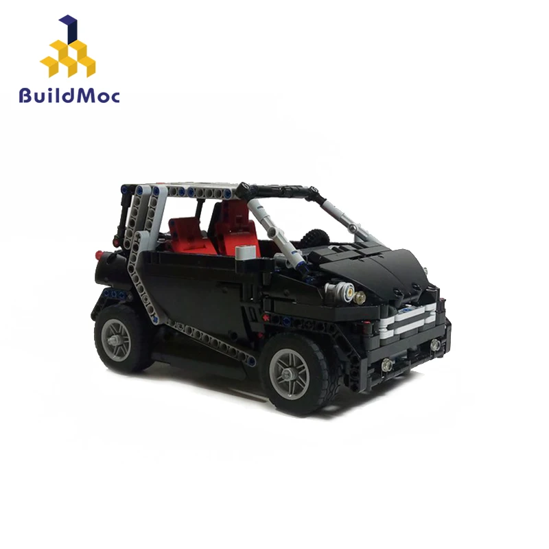 BuildMOC совместимый Le High Tech серии дистанционного управления четыре колеса Смарт Mercedes-Benz G500 AMG C63 внедорожник