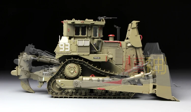 Модель военной сборки инженерное транспортное средство 1/35 Израиль D9R медведь