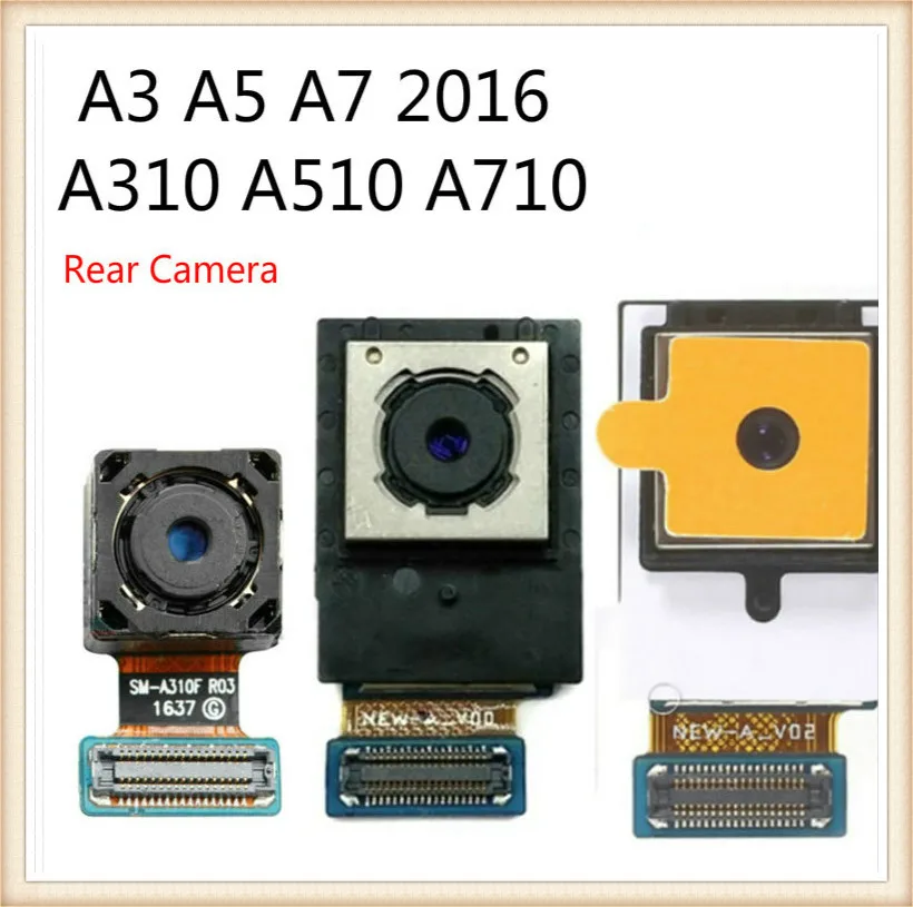 Оригинальный гибкий кабель для задней камеры 1 шт. Samsung Galaxy A3 A5 A7 2016 A310 A510 A710 A310F A510F