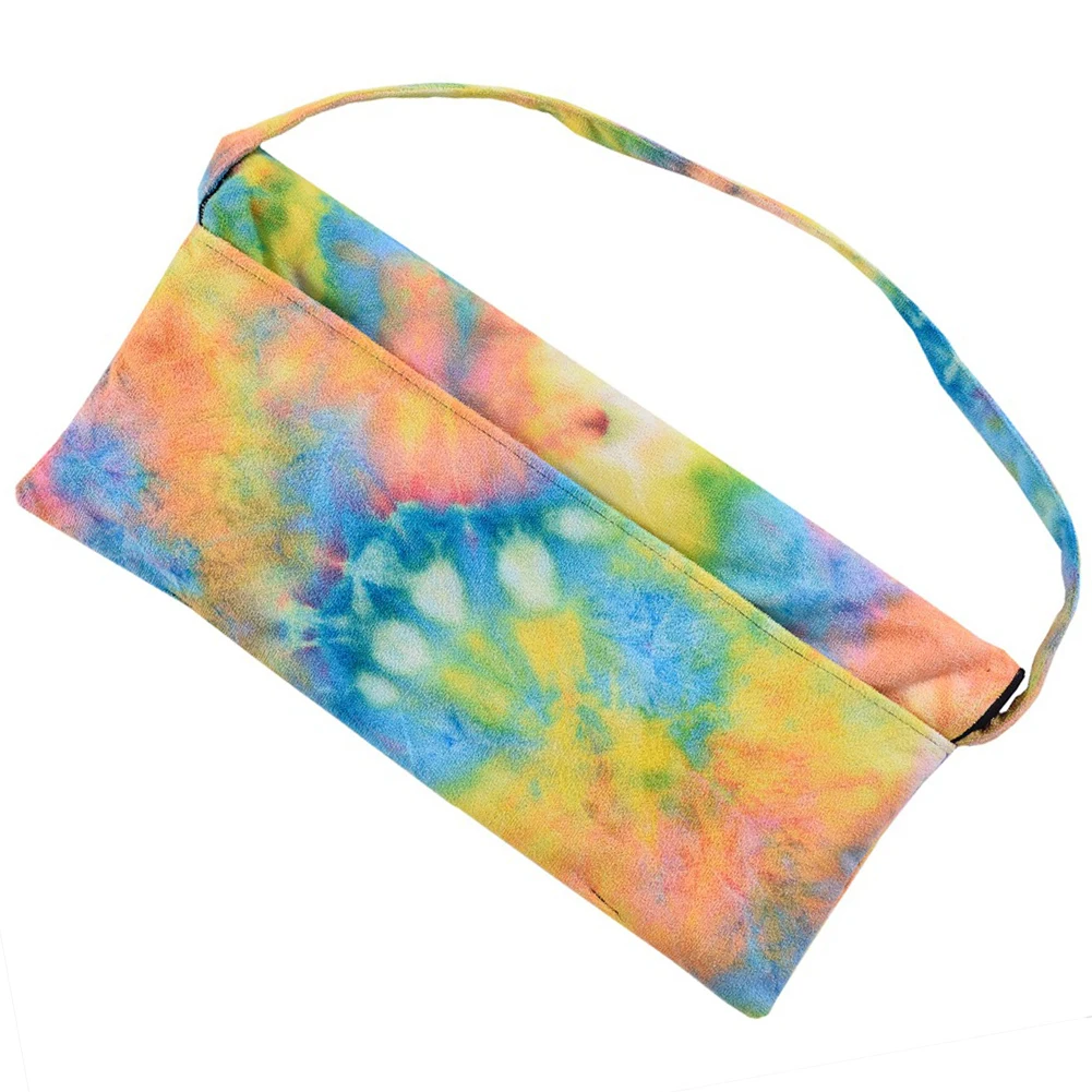 

Sun Outdoor Pocket Bag Beach Towels Portable Foldable Patio Lounge Chair Cover Bath Microfiber Pool Tie Dyeing
