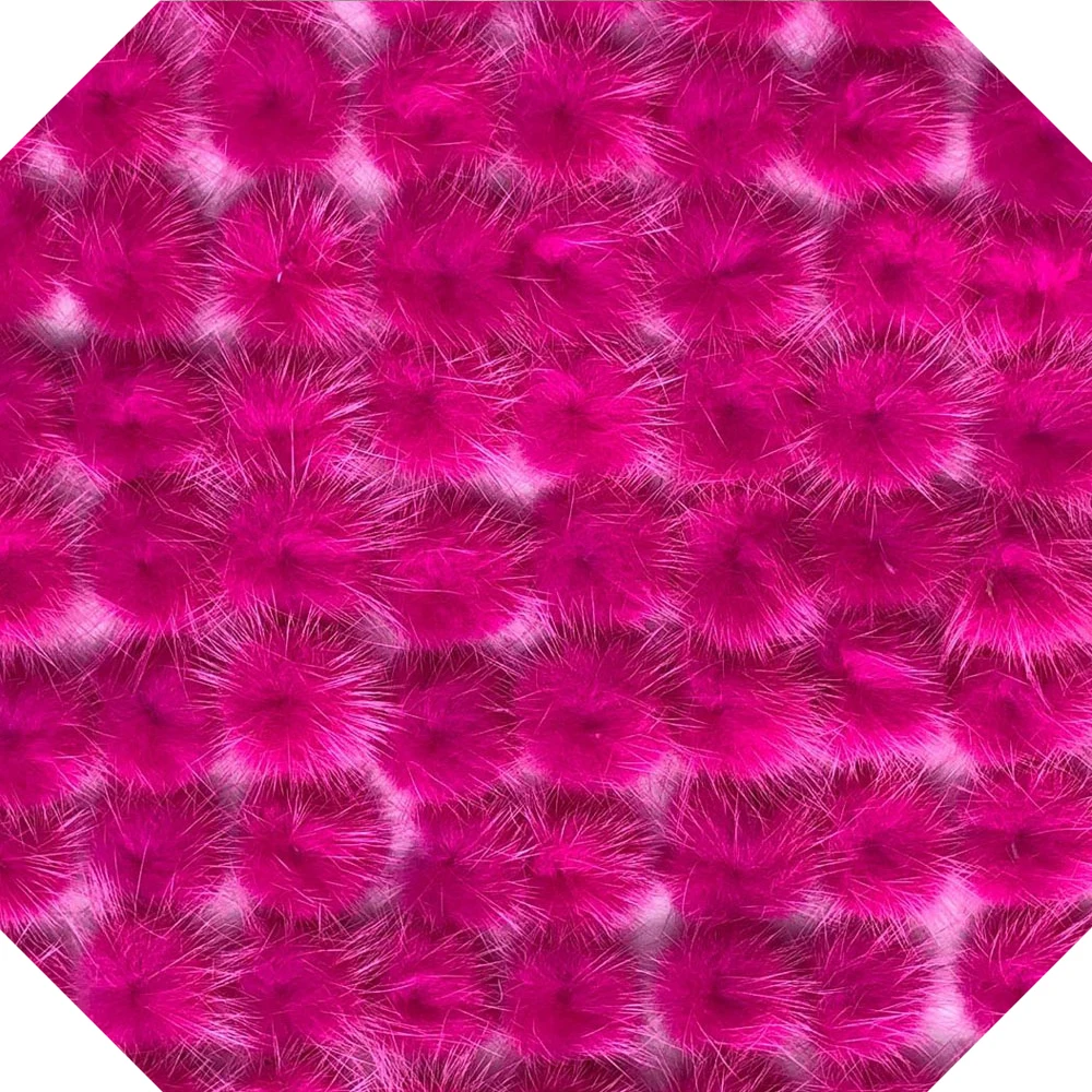 03 hot pink Lavida F09 3 см/100 шт натуральный мех норки мяч/меховой помпон/ювелирные аксессуары/серьги кольцо Сумочка материалы для телефона/Изготовление ювелирных изделий - Цвет: 03 hot pink