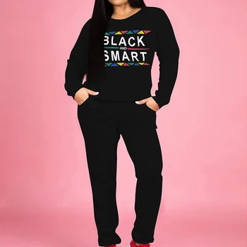 

Letter Print 5 Colors Casual Tracksuits O Neck Long Sleeve Plus Size Autumn Two Piece Sets Top With Pants Streetwear Rompers