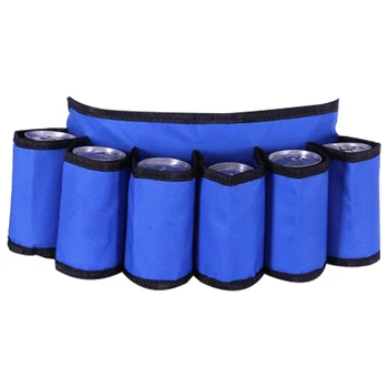 

Easy Clean Beverages Storage Practical Bottle Holder Camping With Buckle Colorful Hiking Beer Holster Belt Bag Outdoor Sports