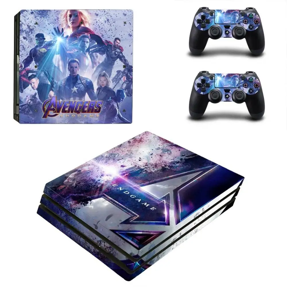 YSP4P-3363 Мстители Endgame PS4 Pro наклейка s Play station 4 Кожа Наклейка Наклейки Обложка для playstation 4 PS4 Pro консоль и контроллер скины - Цвет: YSP4P-3363