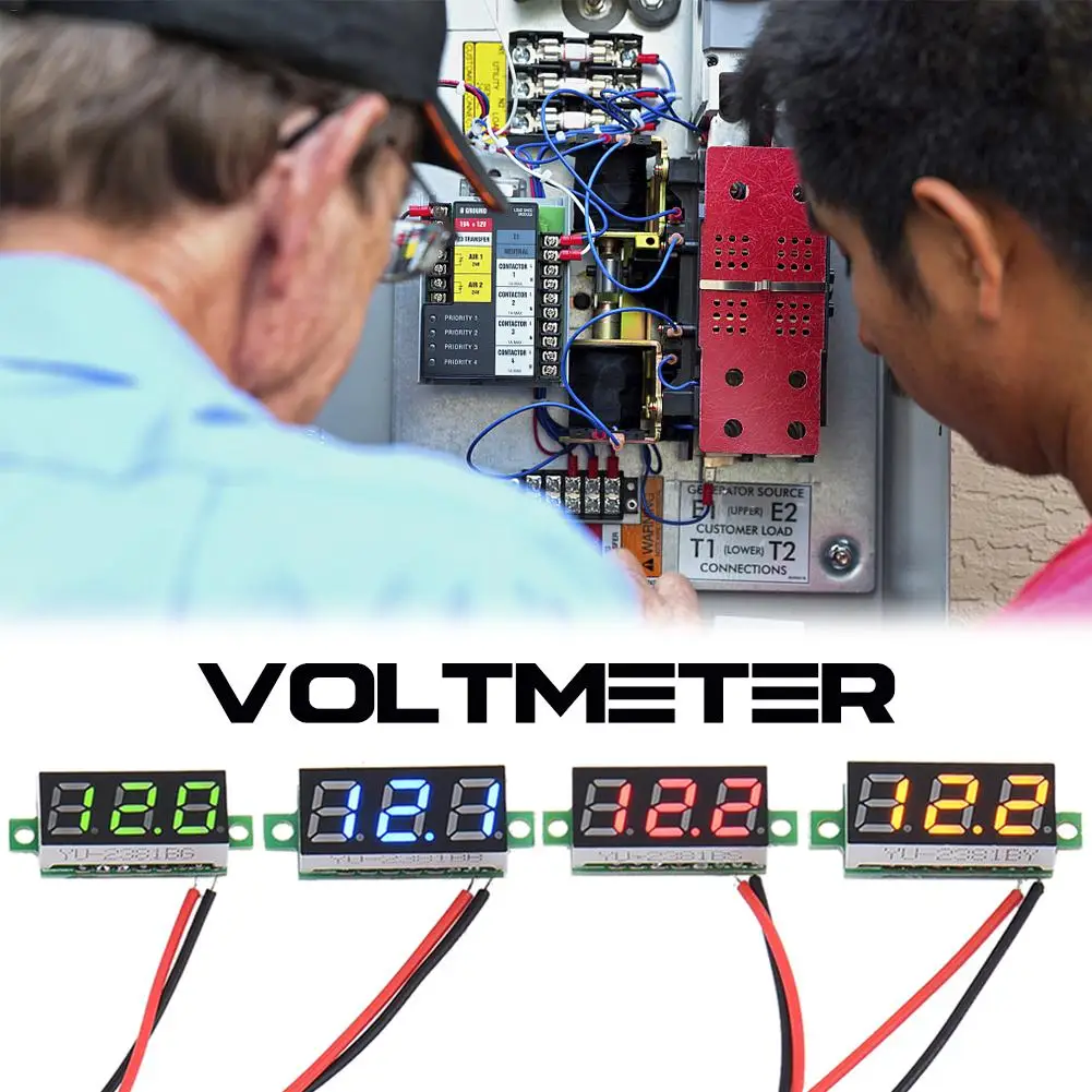 

High Quality LED Digital Voltage Voltmeter DC 0-30V 2 Wire LED Display Digital Voltmeter