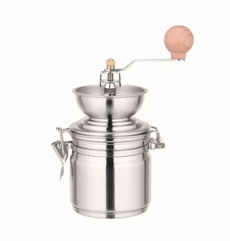 

2 Color Manual Ceramic Coffee Grinder Stainless Steel Adjustable Coffee Bean Mill Kitchen Tools Mini Hand Coffee Grinder