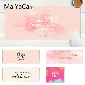 

MaiYaCa Gaming Mouse Pad Work Like a Boss Text Laptop Gaming Mice Mousepad Comfort Mouse Mat Gaming Lockedge Mousepad
