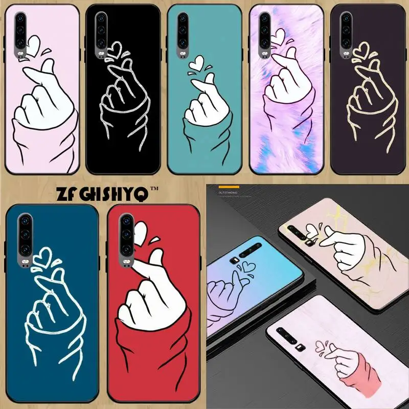 Чехол для телефона LJHYDFCNB Gesture Is More Than Love Huawei P20 30 40 Pro Mate Xs Rs Nova 7se Honor 10 | Мобильные