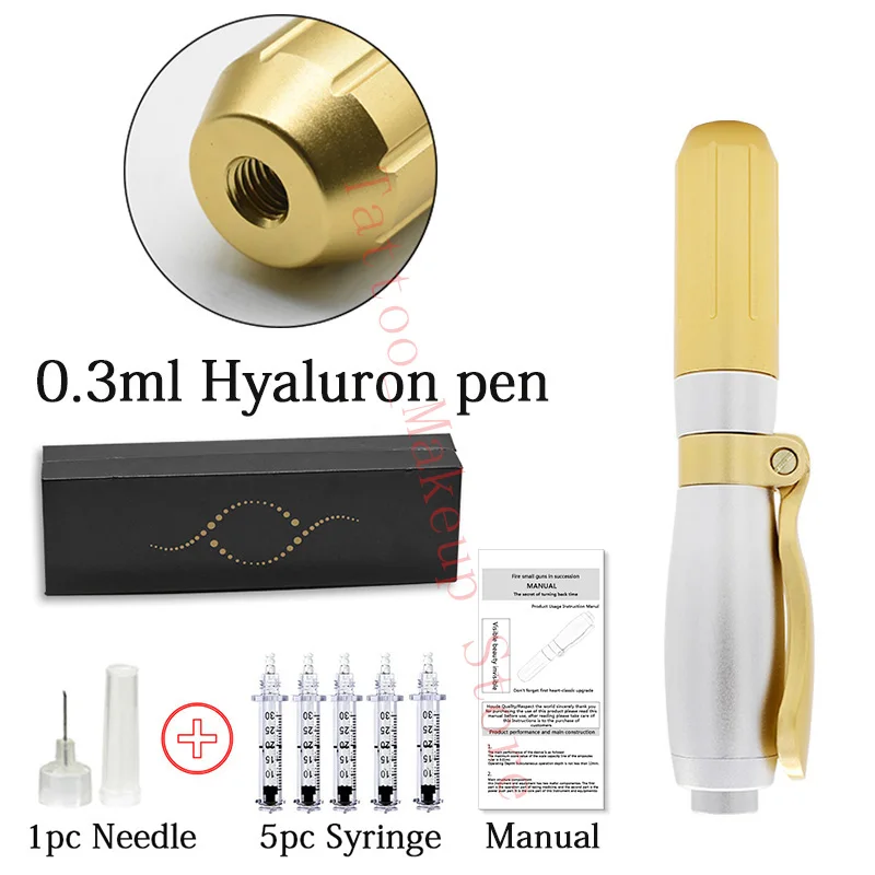 

0.3ml & 0.5ml Adjustable Noninvasive Nebulizer hyaluronic Pen Needle-free lip Injection gun Non Invasive hyaluron acid gun