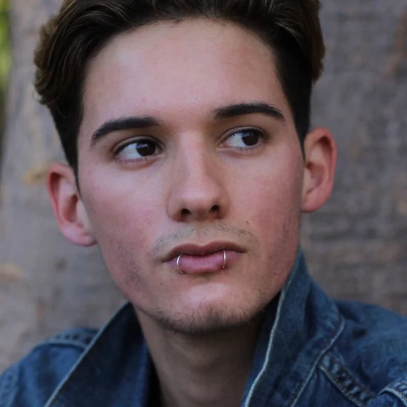 

1 pc 925 sterling silver nose rings personality nightclub men and women nose stud false lip rings body jewelry punk accessories