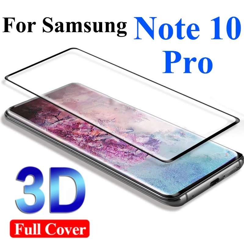 3D закаленное стекло для Samsung Galaxy Note 10 Pro Note10 защита экрана не 10Pro Броня Защитная