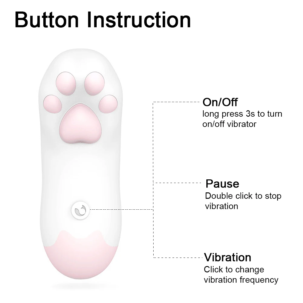 Cat-claw Vibrators Egg G-spot Massage Oral Licking Clitoris Stimulator Sex Toys Waterproof For Women Masturbation Jumping Egg (1)