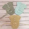 Newborn Photography Props Newborn Headband & Pants skirt Bodysuit Hand-woven 1
