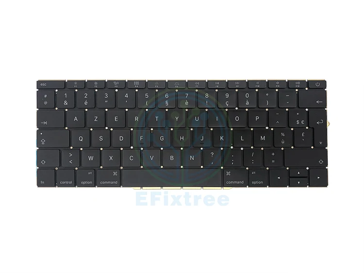 A1708 Клавиатура Французский с подсветкой для Macbook Pro retina 1" A1708 макет FR EMC 3164 2974