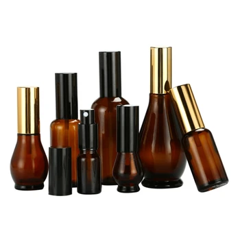 

Portable Small Brown Avoid Light Glass Empty Spray Bottle Refillable Makeup Perfume Bottle 10ml/20ml/30ml/50ml/100ml
