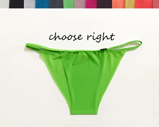 Men without trace low waist briefs translucent comfortable stretch underwear sexy thin silk slip underwear green