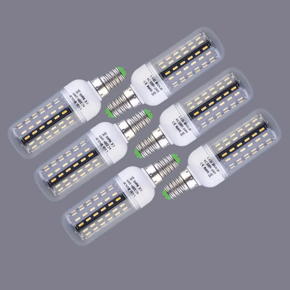 6 шт E14 9W 72 SMD 4014 кукурузы светодиодный светильник лампы противотуманных фар 110V 120V