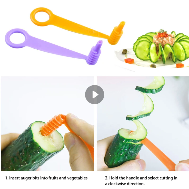 Huiswerk maken replica In de omgeving van Komkommer Spiraal Slicer Manual Willekeurige Kleur Handleiding Groente en  Roterende Snijden Multifunctionele Snijden Apparaat  Creatieve|Verschipperaar & Slicer| - AliExpress