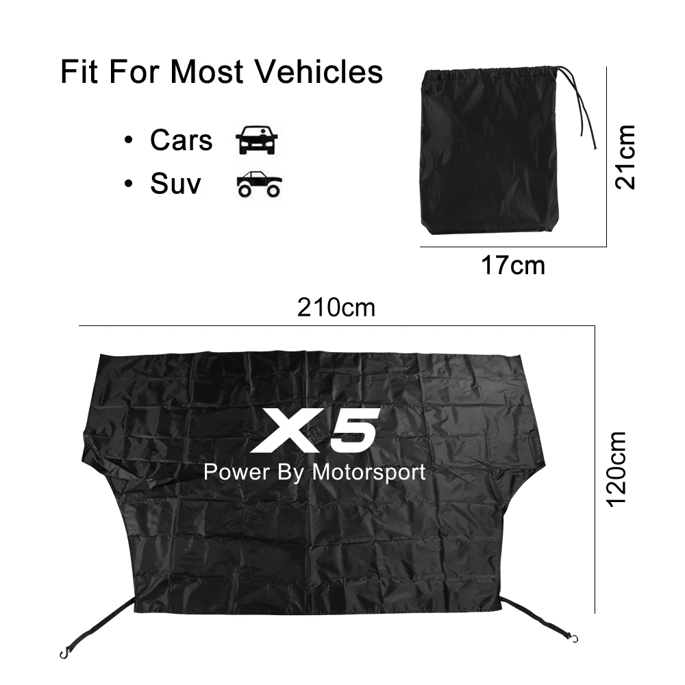 Car Windshield Snow Block Cover Accessories For BMW X3 F25 G01 X4 F26 G02 X5 E70 F15 G05 X6 E71 F16 G06 X1 E84 F48 X2 F39 X7 G07