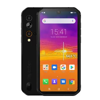 Перейти на Алиэкспресс и купить Мобильный телефон Blackview BV9900 Pro, термальная камера, Восьмиядерный процессор Helio P90, 8 ГБ + 128 ГБ, прочный смартфон IP68/IP69, четырехъядерная задняя к...