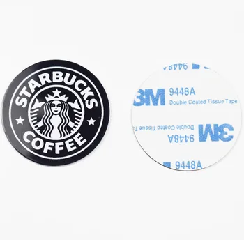 

50pcs/lot 13.56mhz UID changeable S50 1K NFC Sticker Card Anti-metal Laber NFC tag Rewritable Sector 0 Block 0 Access Card Copy