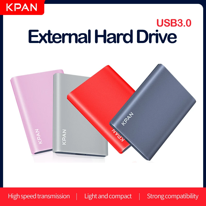ps5 external hard drive KPAN Metal HDD 2.5" External Hard Drive 320GB 500GB 750GB 1TB 2TB USB3.0 Storage Device for PC, Mac, Desktop, Laptop, 360X PS4/5 the best external drive