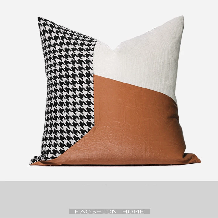 

Роскошный кожаный чехол для дивана в стиле «гусиные лапки»