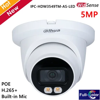 

Dahua 5MP Full-color Fixed-focal Warm LED Eyeball WizSense Network IP Camera Built in MIC H.265+ WDR Support POE Security camera