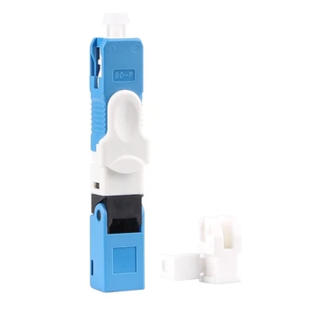 

100PCS/Lot FTTH ESC250D SC UPC Single-Mode Fiber Optic New Model Optic Fast Connector