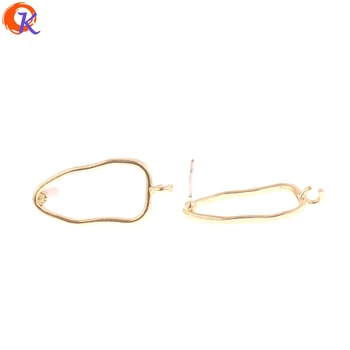 

Cordial Design 100Pcs 14*31MM Jewelry Making/Earring Stud/Irregular Ring Shape/Hand Made/Earring Accessories/Earring Findings